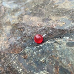 Crimson Red Soft Beads — photo 5