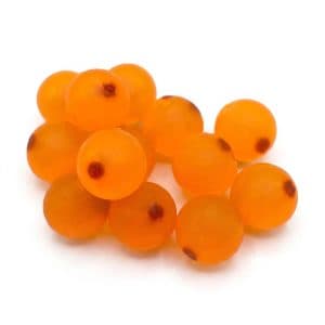 Orange Blaze Embryo Soft Beads — photo 2