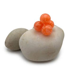 Watermelon Mottled Soft Beads — photo 1