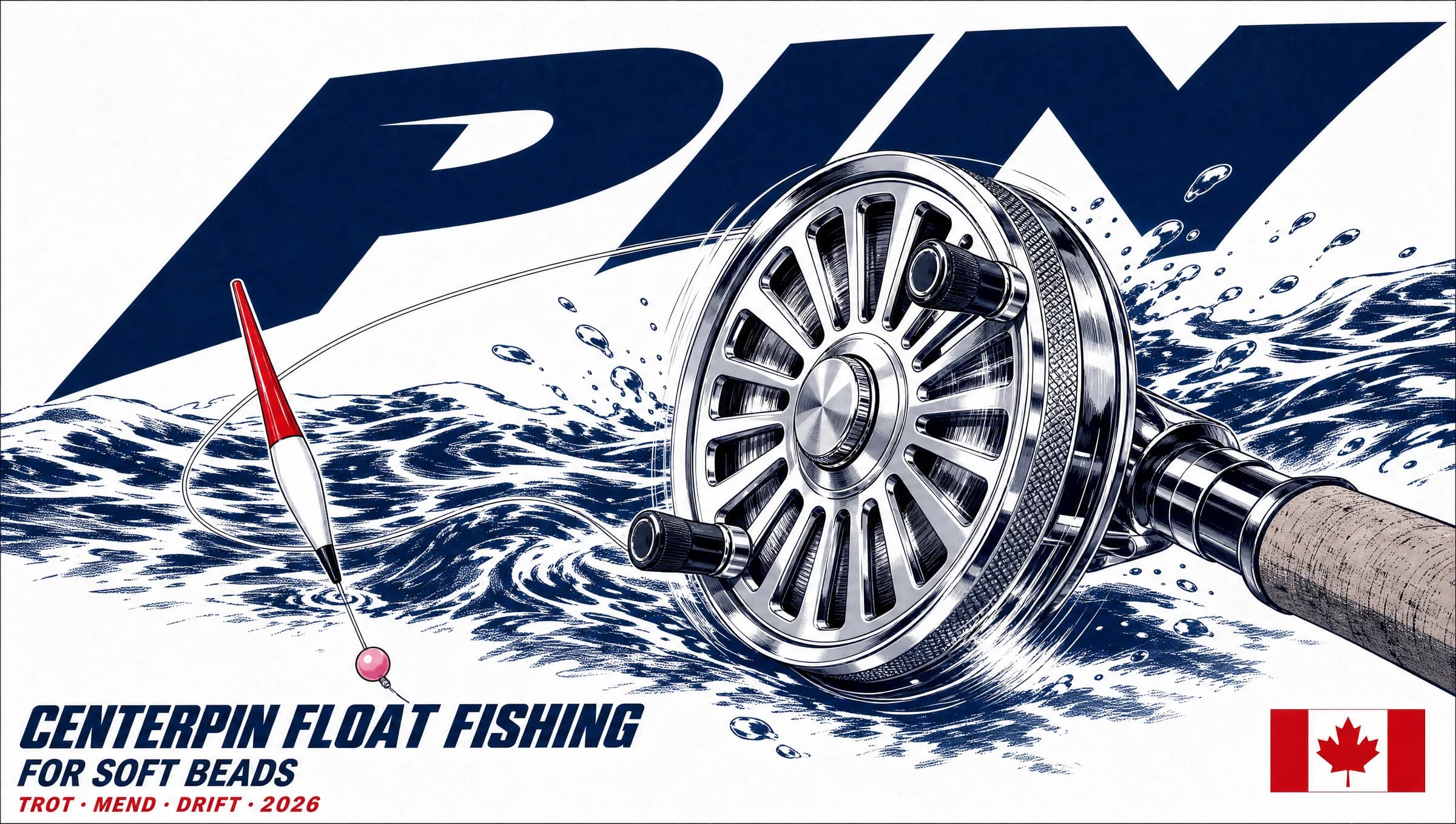 Centerpin float fishing for soft beads