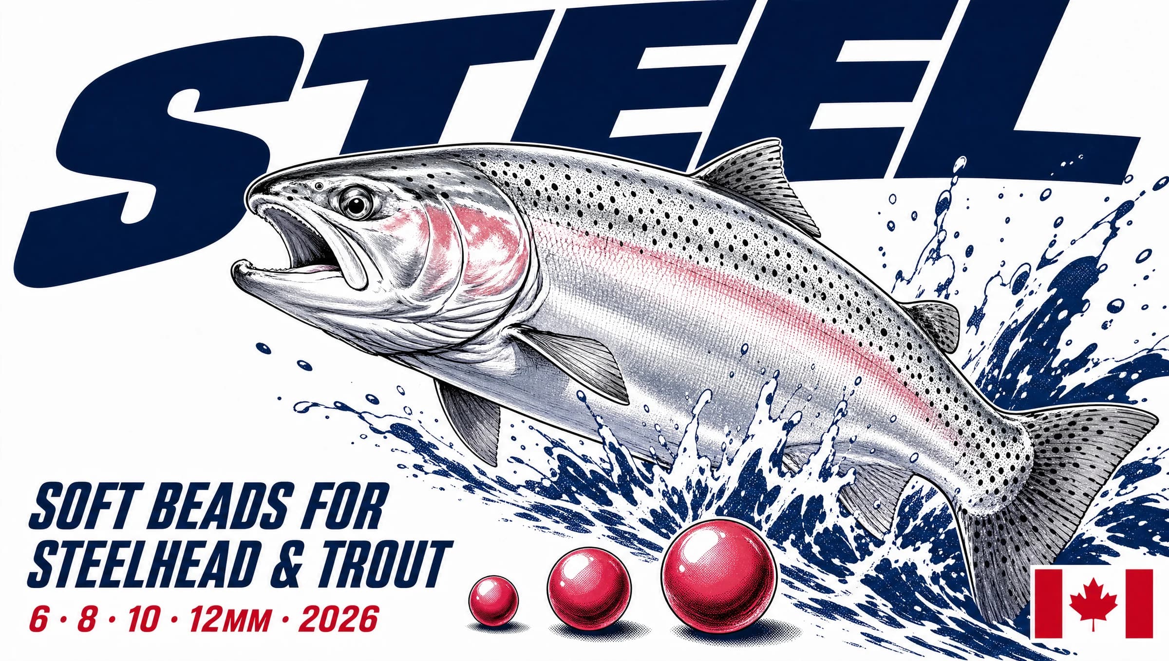 Soft beads for steelhead & trout
