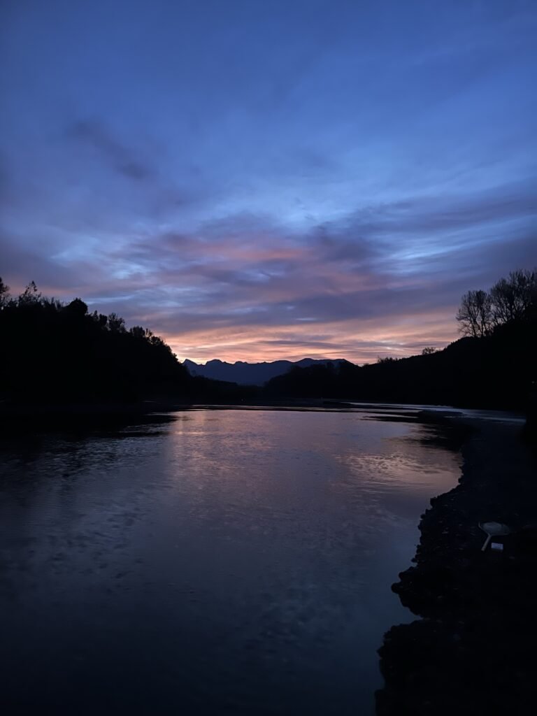 Algonquin Provincial Park fishing Vedder River sunrise
