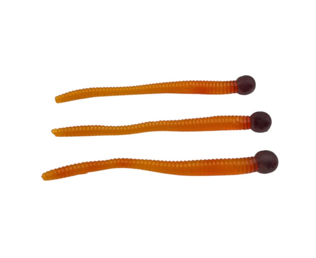 soft worm fishing techniques Gourd Soft Worms 3"